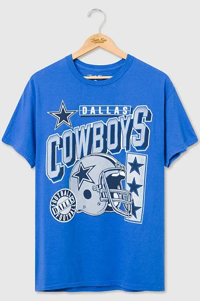 Junk Food Nfl Checkdown Flea Market Tee In Dallas Cowboys, Men's At Urban Outfitters In Blue