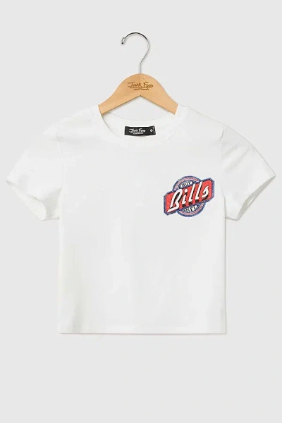 JUNK FOOD NFL CHEERS BABY TEE IN BUFFALO BILLS, WOMEN'S AT URBAN OUTFITTERS