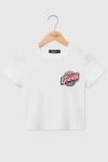 Junk Food Nfl Cheers Graphic Baby Tee In White
