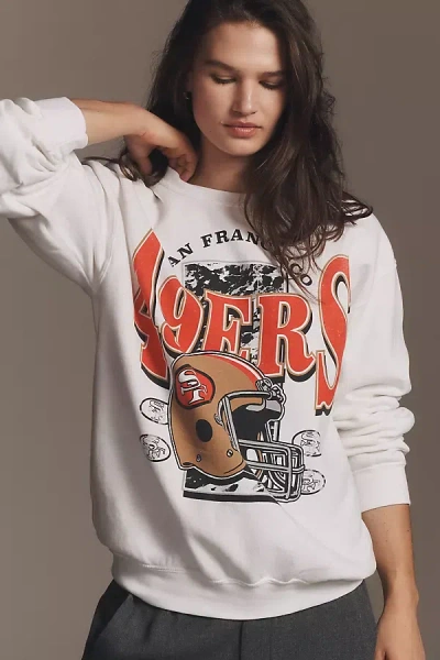Junk Food Nfl Conversion Graphic Sweatshirt In White
