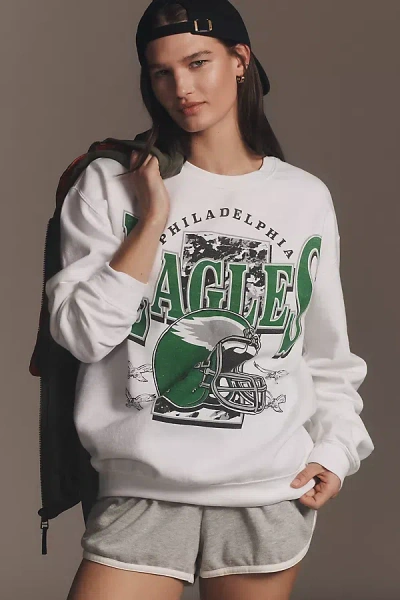 Junk Food Nfl Conversion Graphic Sweatshirt In White