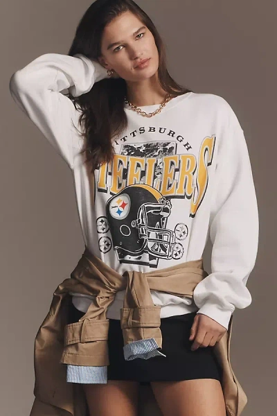 Junk Food Nfl Conversion Graphic Sweatshirt In White