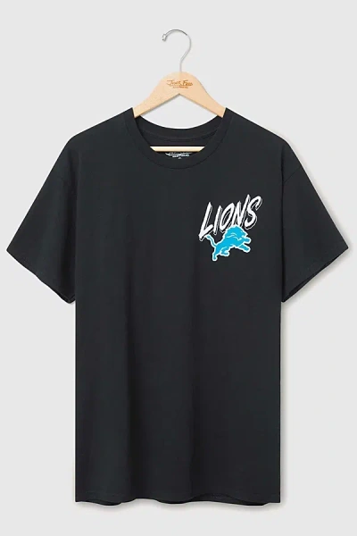 Junk Food Nfl Icon Flea Market Tee In Detroit Lions, Men's At Urban Outfitters In Black