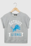 Junk Food Nfl Raglan Fleece Tank Top In Detroit Lions, Women's At Urban Outfitters