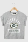 Junk Food Nfl Raglan Fleece Tank Top In Green Bay Packers, Women's At Urban Outfitters
