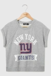 Junk Food Nfl Raglan Fleece Tank Top In New York Giants, Women's At Urban Outfitters