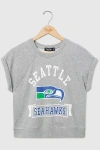Junk Food Nfl Raglan Fleece Tank Top In Seattle Seahawks, Women's At Urban Outfitters