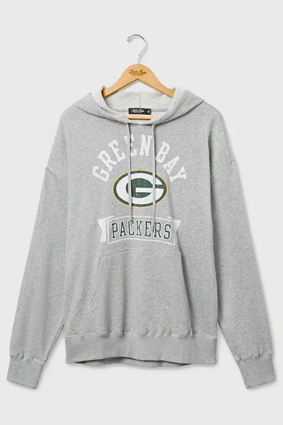 Junk Food Nfl Scrimmage Hoodie Sweatshirt In Green Bay Packers, Men's At Urban Outfitters In Gray