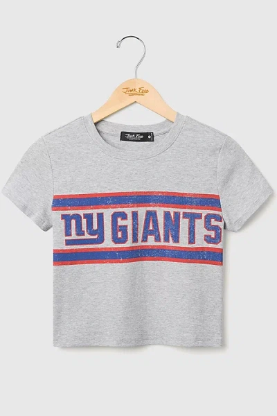 Junk Food Nfl Sideline Baby Tee In New York Giants, Women's At Urban Outfitters In Gray