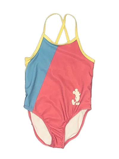 Pre-owned Junk Food Kids' One Piece Swimsuit In Red