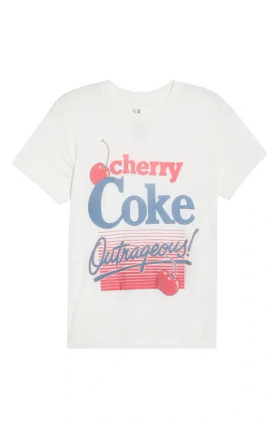 Junk Food Outrageous Cherry Coke T-shirt In White
