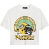 Junk Food Packers Game Time Cotton Graphic Baby Tee In White