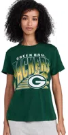Junk Food Packers Running Back Cotton Graphic T-shirt In Hunter