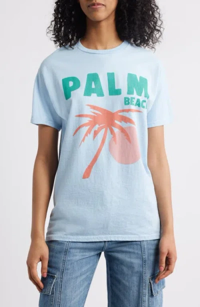 Junk Food Palm Beach Cotton Graphic T-shirt