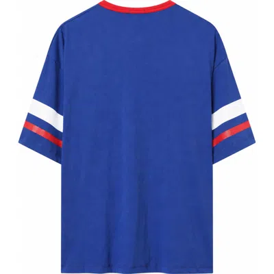 Junk Food Patriots Graphic Boxy Ringer T-shirt In Liberty