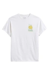 Junk Food Peanuts® Racquet Club Graphic T-shirt In White