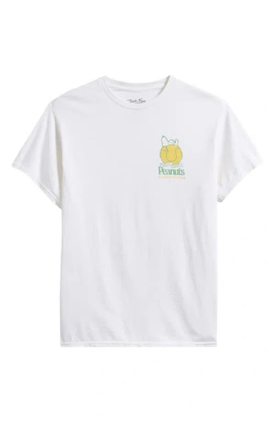 Junk Food Peanuts® Racquet Club Graphic T-shirt In White