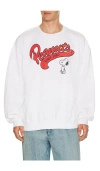 Junk Food Peanuts Since 1950 Sweatshirt In White