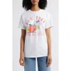 Junk Food Peanuts® Snoopy New York Cotton Graphic T-shirt In White