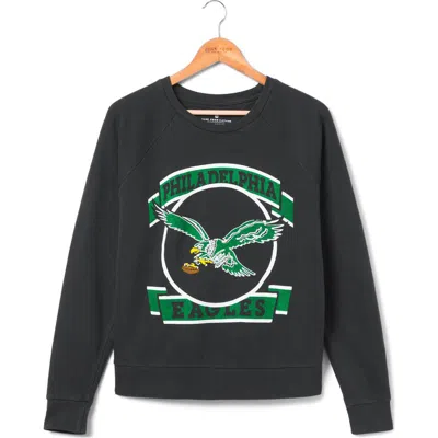 Junk Food Philadelphia Eagles Graphic Sweatshirt In Black