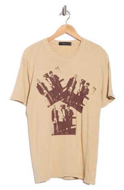 Junk Food Photo Graphic T-shirt In Brown