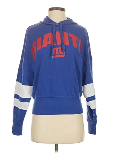 Pre-owned Junk Food Pullover Hoodie In Blue