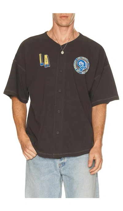 Junk Food Rams Baseball Jersey In Brown