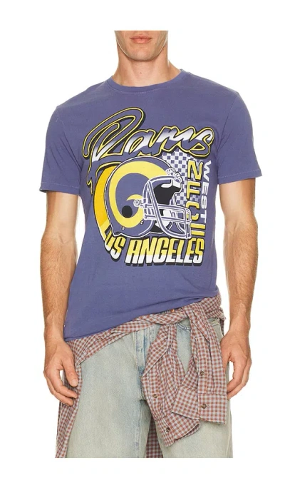 Junk Food Rams City Edition Vintage Tee In Blue