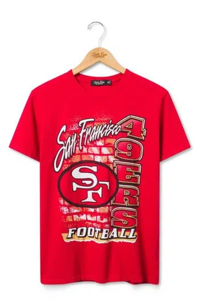Junk Food San Francisco 49ers Brick Graphic T-shirt In Red