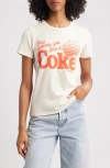 Junk Food Share A Coke Cotton Blend Graphic T-shirt In White