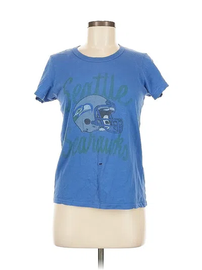 Pre-owned Junk Food Short Sleeve T-shirt In Blue