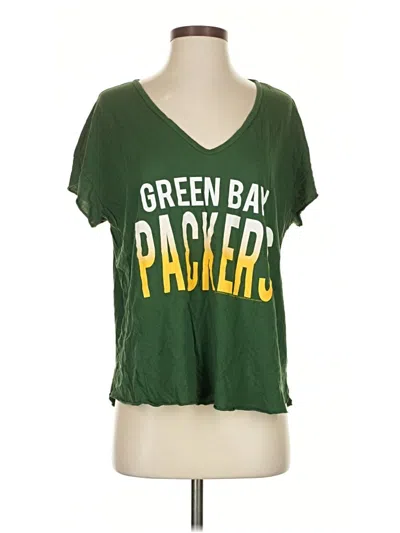 Pre-owned Junk Food Short Sleeve T-shirt In Green