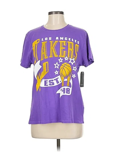 Pre-owned Junk Food Short Sleeve T-shirt In Purple