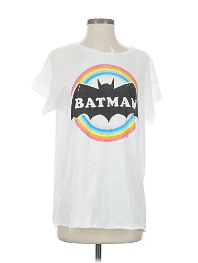 Pre-owned Junk Food Short Sleeve T-shirt In White