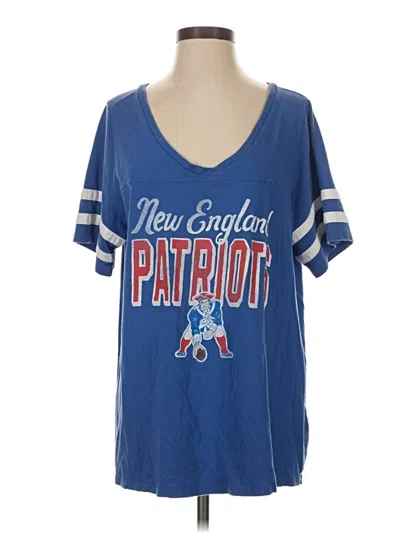 Pre-owned Junk Food Short Sleeve T-shirt In Blue
