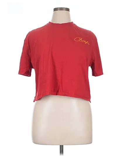 Pre-owned Junk Food Short Sleeve T-shirt In Red