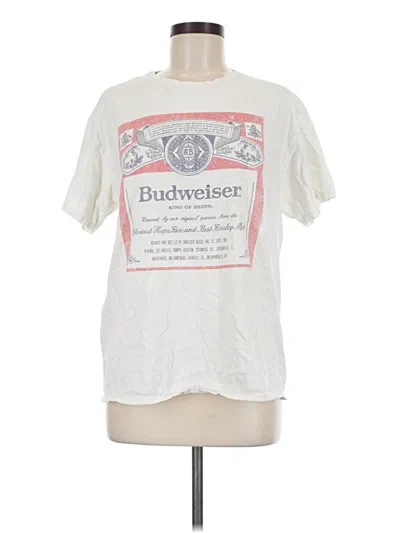 Pre-owned Junk Food Short Sleeve T-shirt In White
