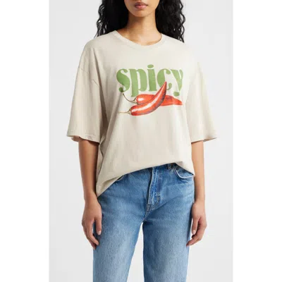 Junk Food Spicy Graphic T-shirt In Brown