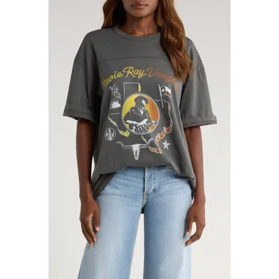 Junk Food Srv Texas Cotton Graphic T-shirt In Black