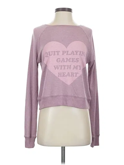 Pre-owned Junk Food Sweatshirt In Purple