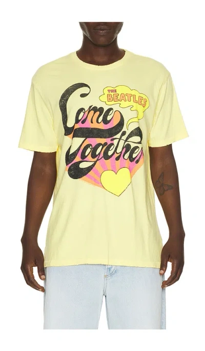 Junk Food The Beatles Come Together Tee In Dusty Citron