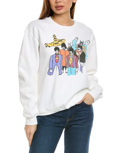 Junk Food The Beatles Yellow Submarine Sweatshirt In White