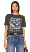 Junk Food Tom Petty Eagle Tee In Black