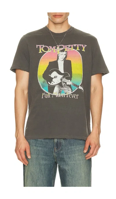 Junk Food Tom Petty Full Moon Fever Tee In Vintage Black