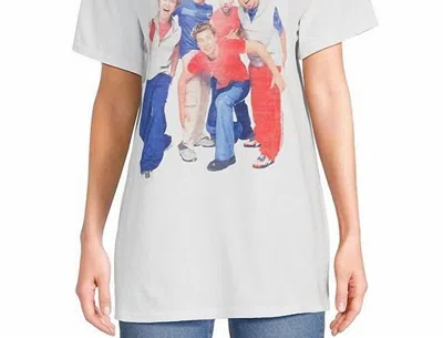 Junk Food Unisex Nsync Boyfriend Graphic T-shirt In White