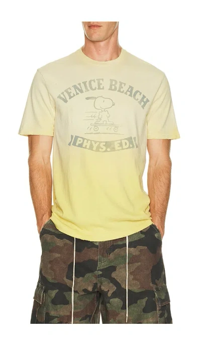 Junk Food Venice Beach Snoopy Tee In Green