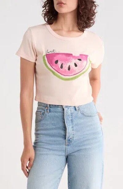 Junk Food Watermelon Graphic T-shirt In Neutral