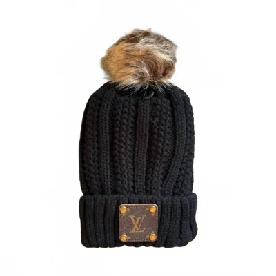 Junk Gypsy By Lane Women's Repurposed Beanie In Black