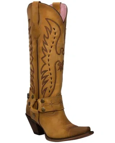 Pre-owned Junk Gypsy By Lane Women's Vagabond Western Boot - Snip Toe - Jg0030c 5 1/2 M In Yellow