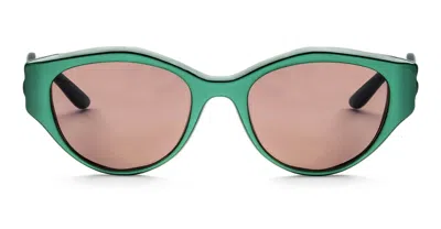 Junk Plastic Rehab Jem - Sprout Sunglasses In Green